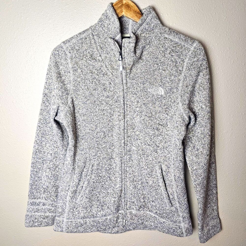 The North Face Full Zip Jacket Womens Large Coat Heather Brown
